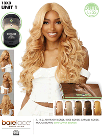 Thumbnail for Sensationnel 13x3 HD Glueless Pre Plucked Wig  Bare Lace Unit 1 BL133001
