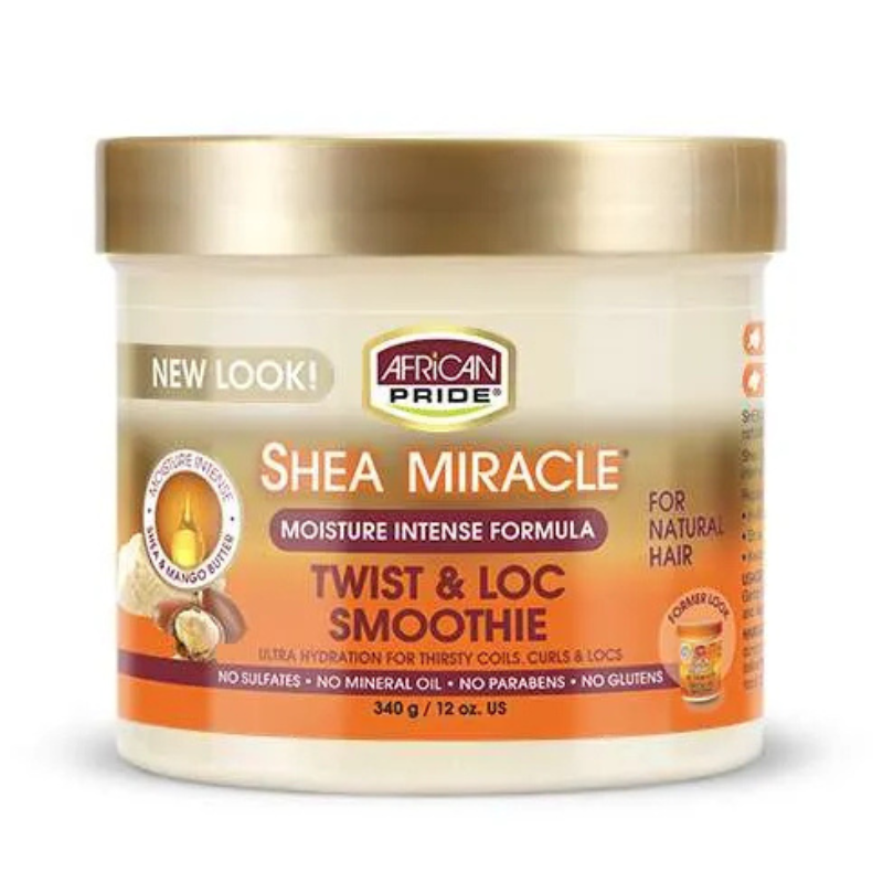 African Pride Black Castor Miracle Twist & Loc Smoothie – 12 oz - Elevate Styles