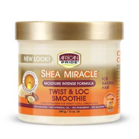 Thumbnail for African Pride Black Castor Miracle Twist & Loc Smoothie – 12 oz - Elevate Styles
