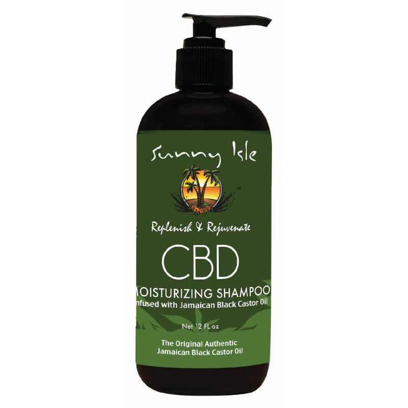 Sunny Isle CBD Moisturizing Shampoo – 12 fl oz - Elevate Styles