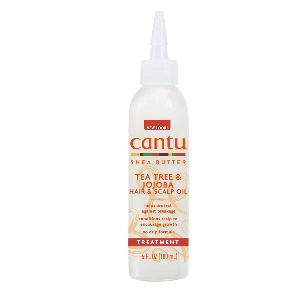 Cantu Tea Tree & Jojoba Hair & Scalp Oil – 6 FL OZ - Elevate Styles