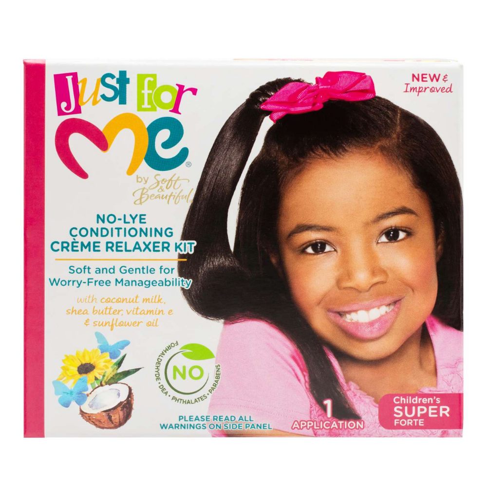 Just for Me No-Lye Conditioning Crème Relaxer Kit - Elevate Styles