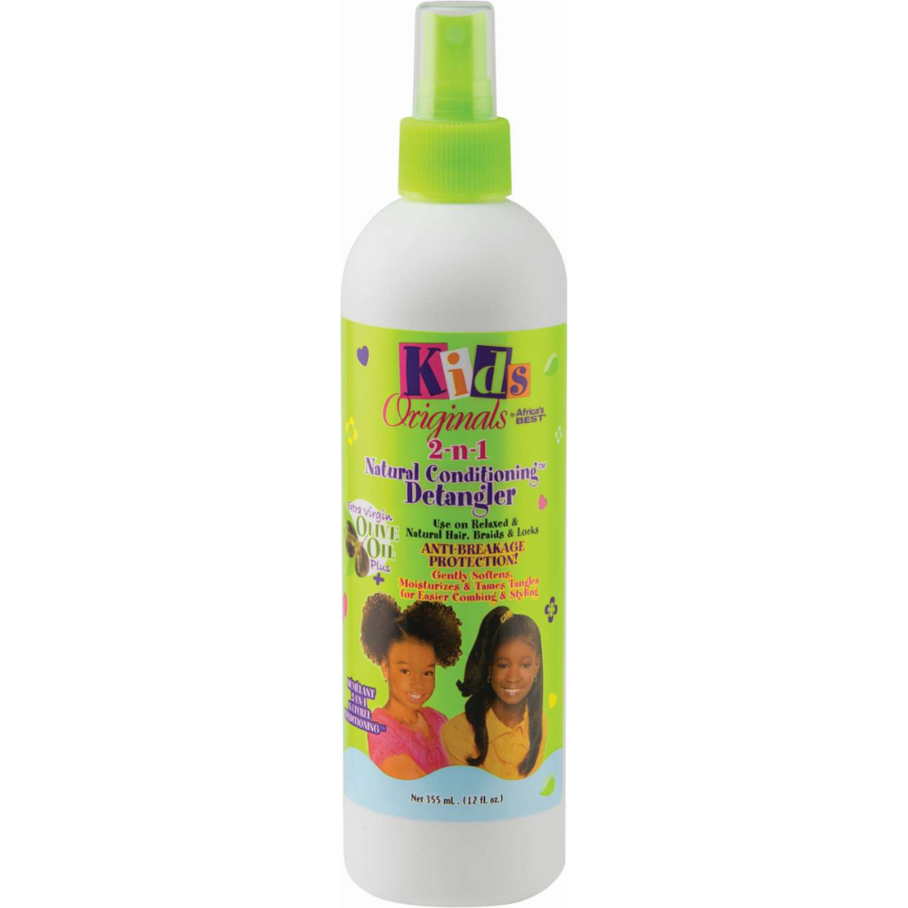 Africa's Best Kids Originals 2-in-1 Natural Conditioning Detangler – 12 FL OZ - Elevate Styles