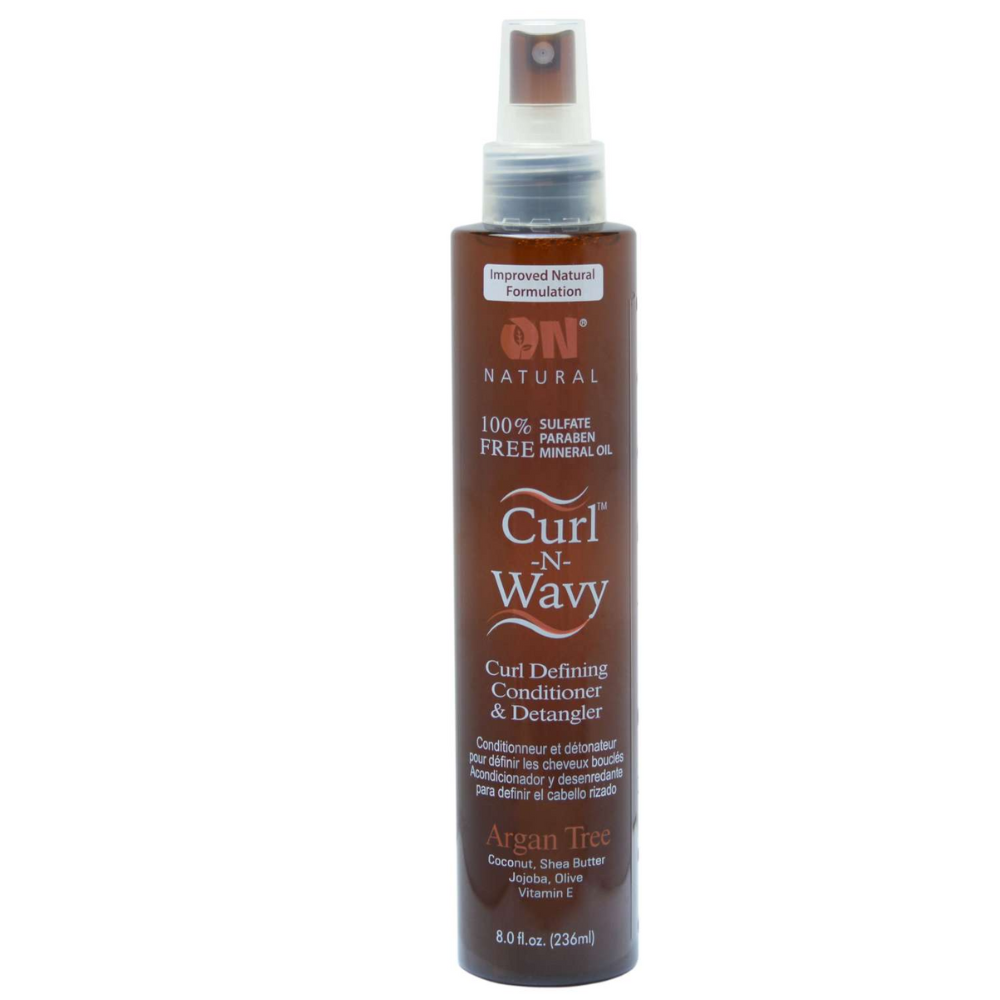 ON Natural Curl-N-Wavy Curl Defining Conditioner & Detangler – 8 fl oz - Elevate Styles