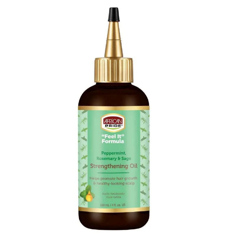 AFRICAN PRIDE STRENGTH FEEL IT ROSEMARY OIL – 4 oz - Elevate Styles