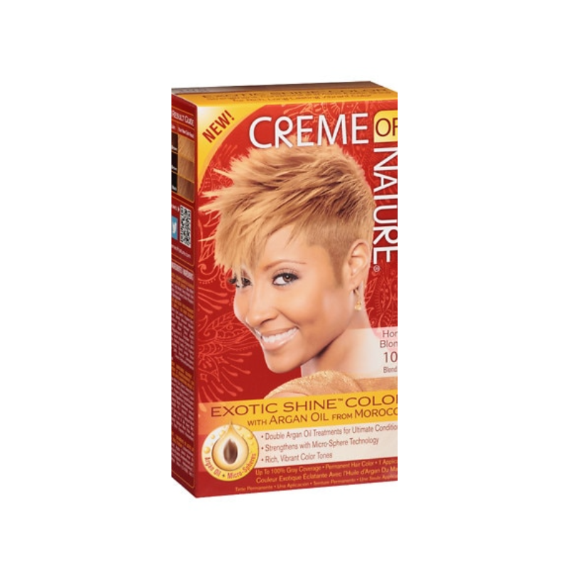 Creme of Nature Exotic Shine™ Hair Color – Honey Blonde 10.0 - Elevate Styles