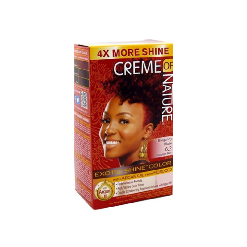 Creme of Nature Exotic Shine™ Hair Color – Burgundy Blaze 6.2 - Elevate Styles
