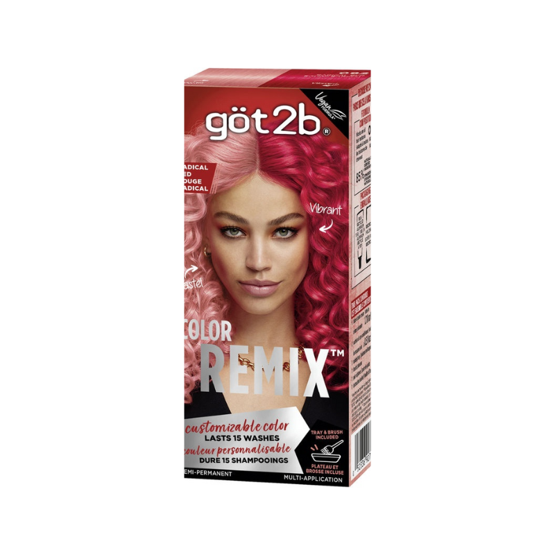 Schwarzkopf got2b Color Remix Semi-Permanent Hair Dye – Radical Red - 092 - Elevate Styles