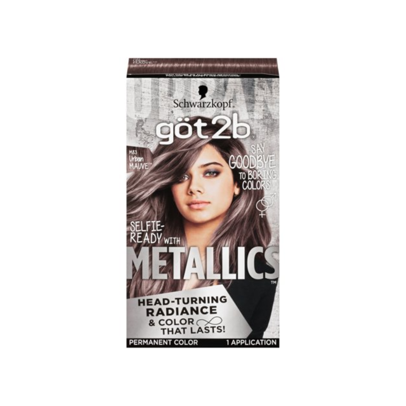 Schwarzkopf got2b Metallics Permanent Hair Dye – Urban Mauve - M83 - Elevate Styles