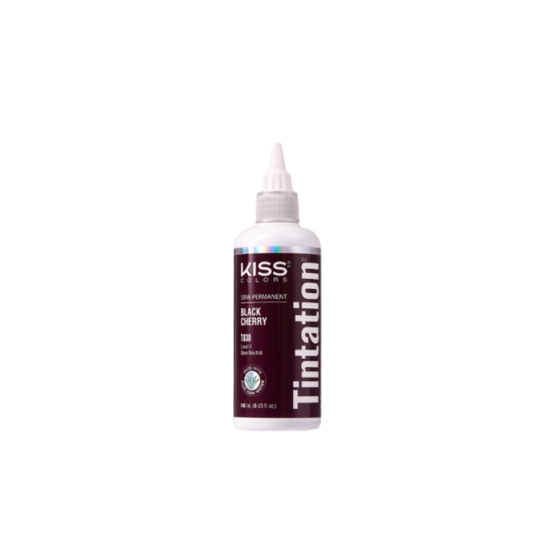 Kiss Colors Tintation Semi-Permanent Hair Dye – Black Cherry - 5 fl oz - Elevate Styles