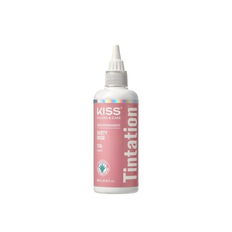 Kiss Colors Tintation Semi-Permanent Hair Dye – Dusty Rose - 5 fl oz - Elevate Styles