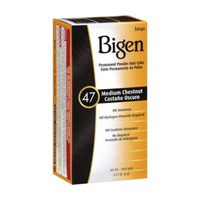 Thumbnail for Bigen Permanent Powder Hair Color – Medium Chestnut 47 – 0.21 oz - Elevate Styles