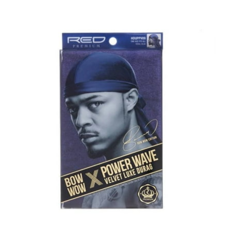 Kiss - RPM Power Wave Velvet Durag Royal Blue - Elevate Styles