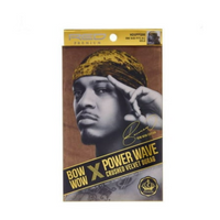 Thumbnail for Kiss - RPM Power Wave Crushed Velvet Durag Gold HD86 - Elevate Styles
