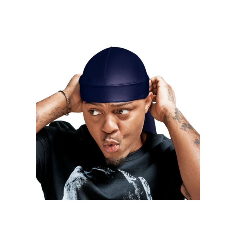 Red by Kiss Power Wave Extreme Shine Silky Durag – Navy - Elevate Styles