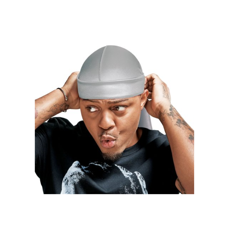 Red by Kiss Power Wave Extreme Shine Silky Durag – Gray HD126 - Elevate Styles