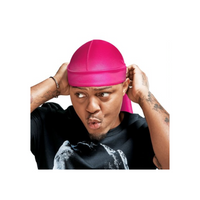 Thumbnail for Red by Kiss Power Wave Extreme Shine Silky Durag – Pink - Elevate Styles