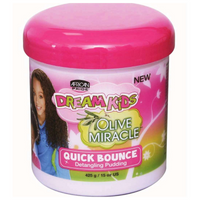 Thumbnail for African Pride Dream Kids Olive Miracle Quick Bounce Detangling Pudding – 15 oz - Elevate Styles