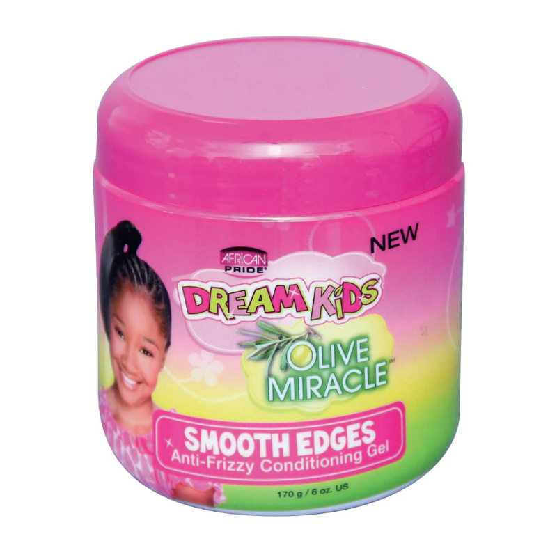 DreamKids Olive Miracle Smooth Edges Anti-Frizzy Conditioning Gel – 6 oz - Elevate Styles