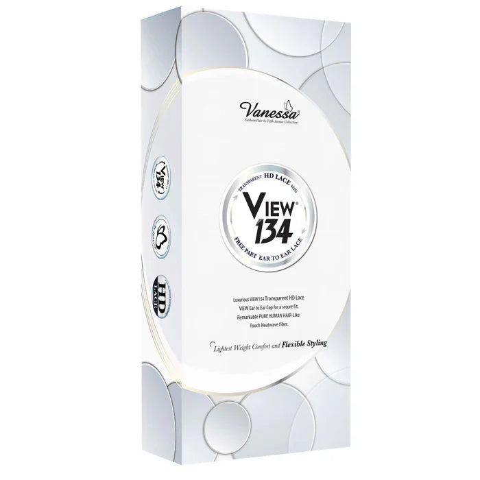Vanessa View 134 Amala Glueless HD Lace Wig – Free Part Ear-to-Ear Hand-Tied Transparent Lace Front Wig