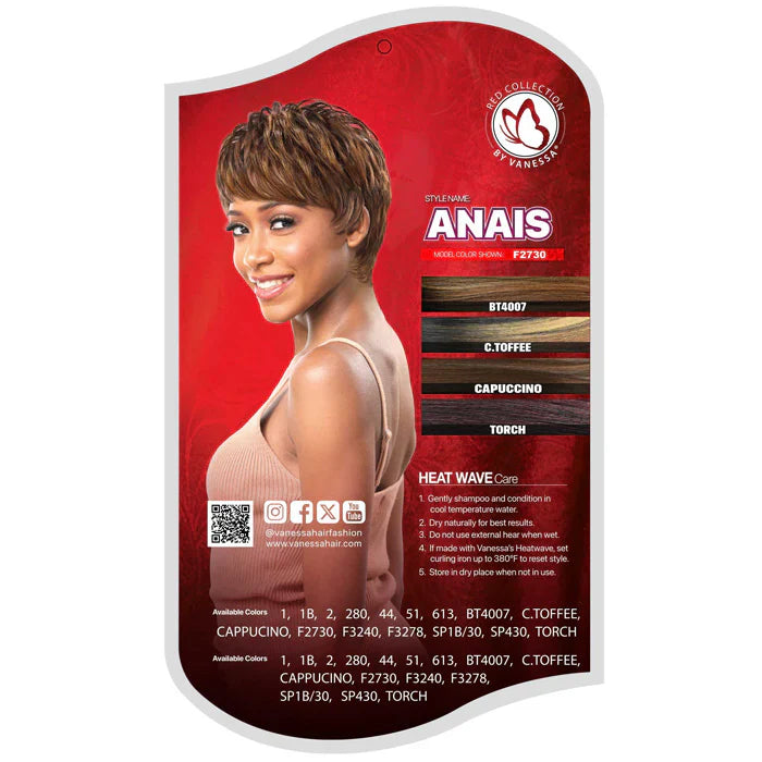 Vanessa Red Collection Synthetic Full Wig - ANAIS