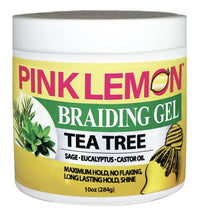 Thumbnail for Pink Lemon Braiding Gel Tea Tree – Maximum Hold 10 oz - Elevate Styles