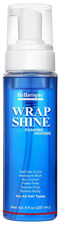 Thumbnail for Bellatique Professional Wrap Shine Foaming Mousse – 8 oz - Elevate Styles