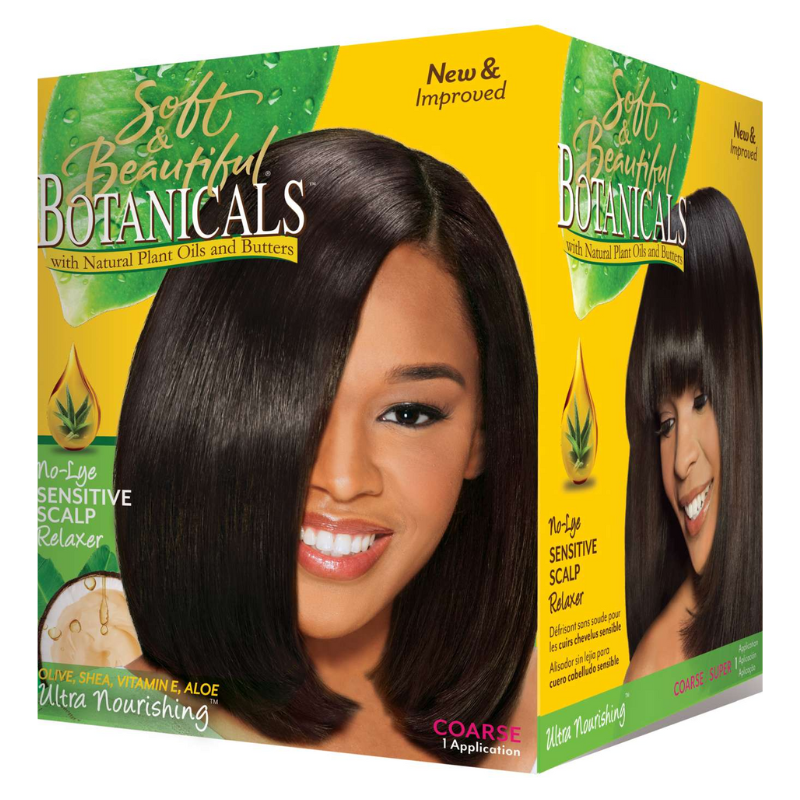 Soft & Beautiful Botanicals No-Lye Sensitive Scalp Relaxer – Coarse - Elevate Styles