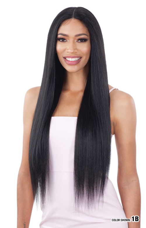 Shake N Go Organique Lace Front Wig Light Yaky Straight 30" - Elevate Styles