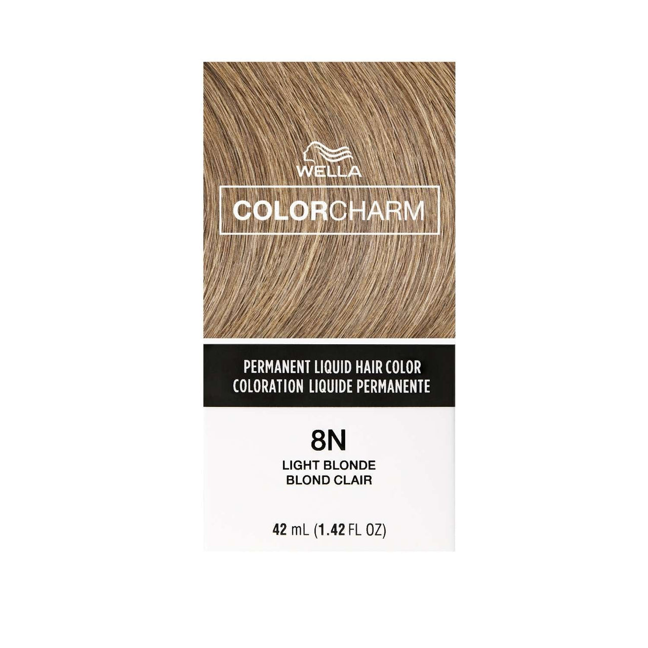 Wella Color Charm Permanent Liquid Hair Color 8N Light Blonde – 1.42 fl oz - Elevate Styles