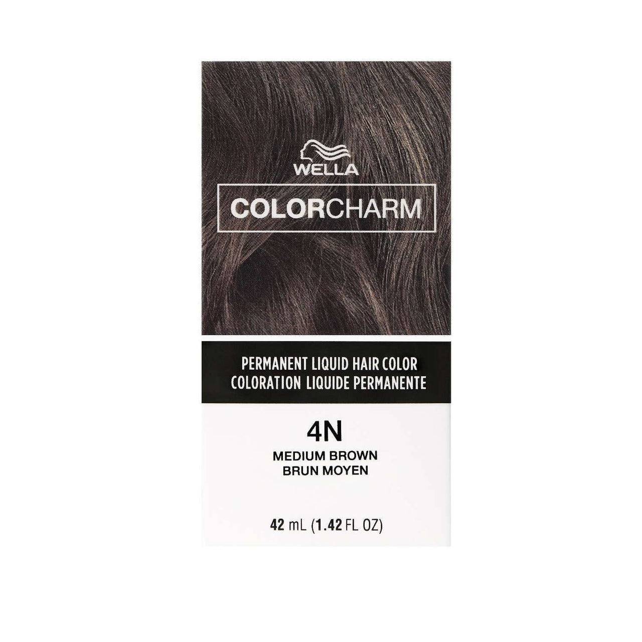 Wella Color Charm Permanent Liquid Hair Color 4N Medium Brown – 1.42 fl oz - Elevate Styles