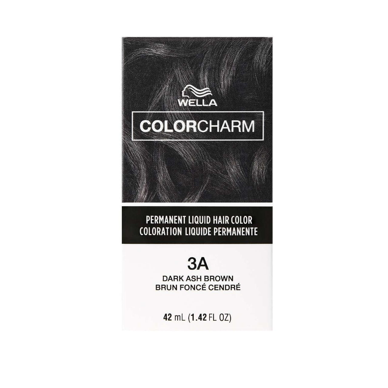Wella Color Charm Permanent Liquid Hair Color 3A Dark Ash Brown – 1.42 fl oz - Elevate Styles
