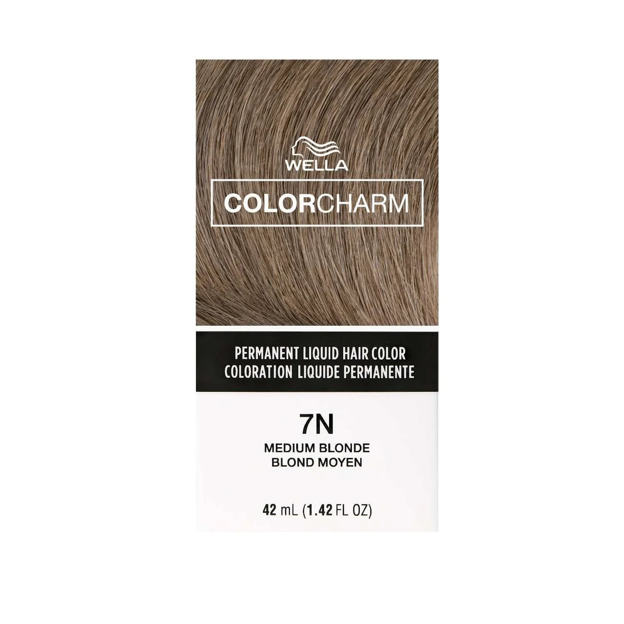 Wella Color Charm Permanent Liquid Hair Color 7N Medium Blonde – 1.42 fl oz - Elevate Styles