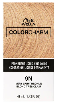 Thumbnail for Wella Color Charm Permanent Liquid Hair Color 9N Very Light Blonde 1.42 oz