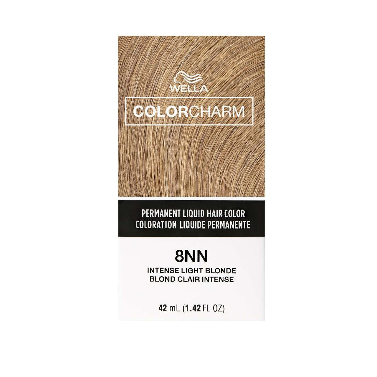 Wella Color Charm Permanent Liquid Hair Color - 8NN Intense Light Blonde (1.42 oz) - Elevate Styles