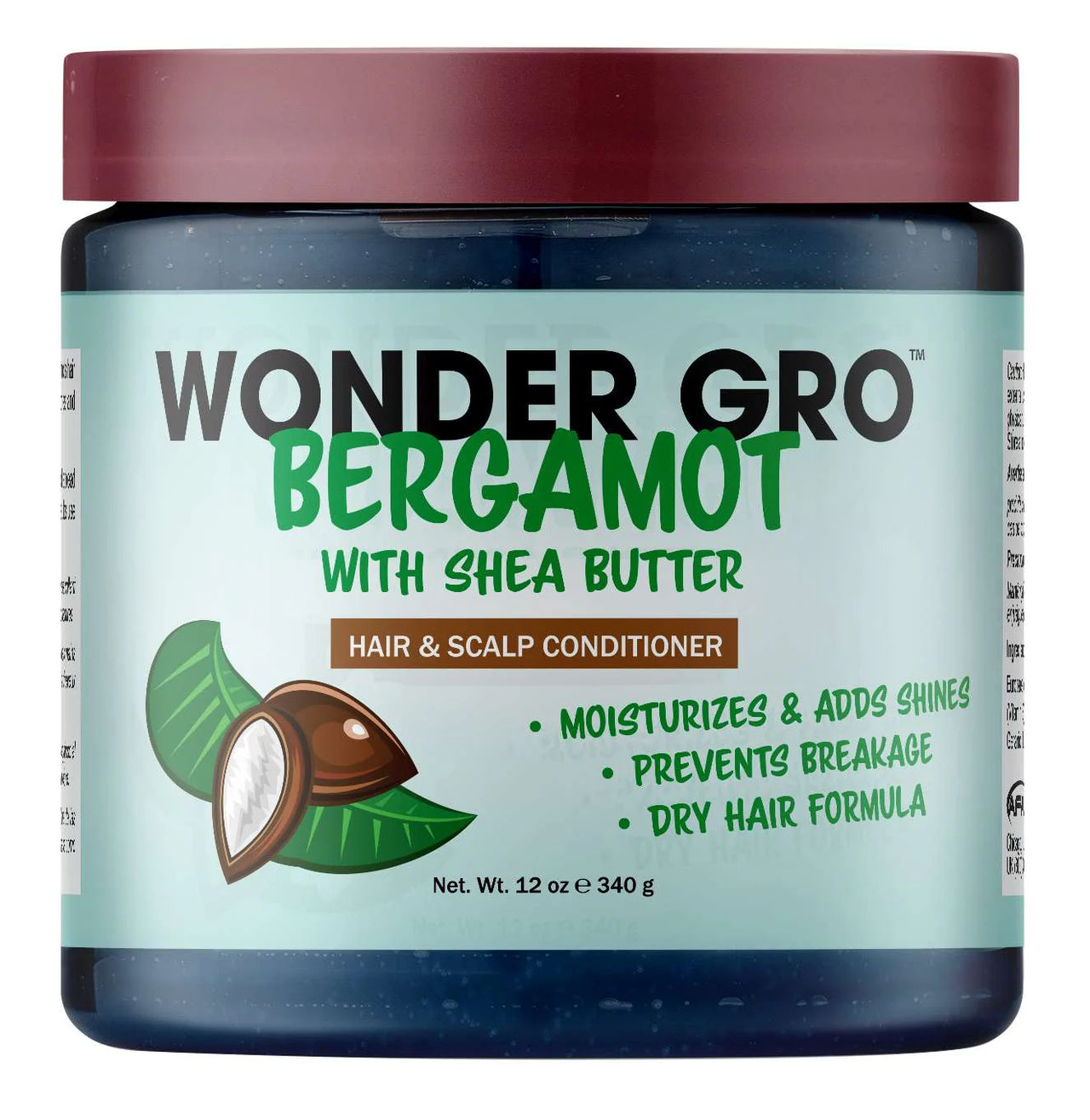 Wonder Gro Bergamot with Shea Butter Hair & Scalp Conditioner – 12 oz - Elevate Styles