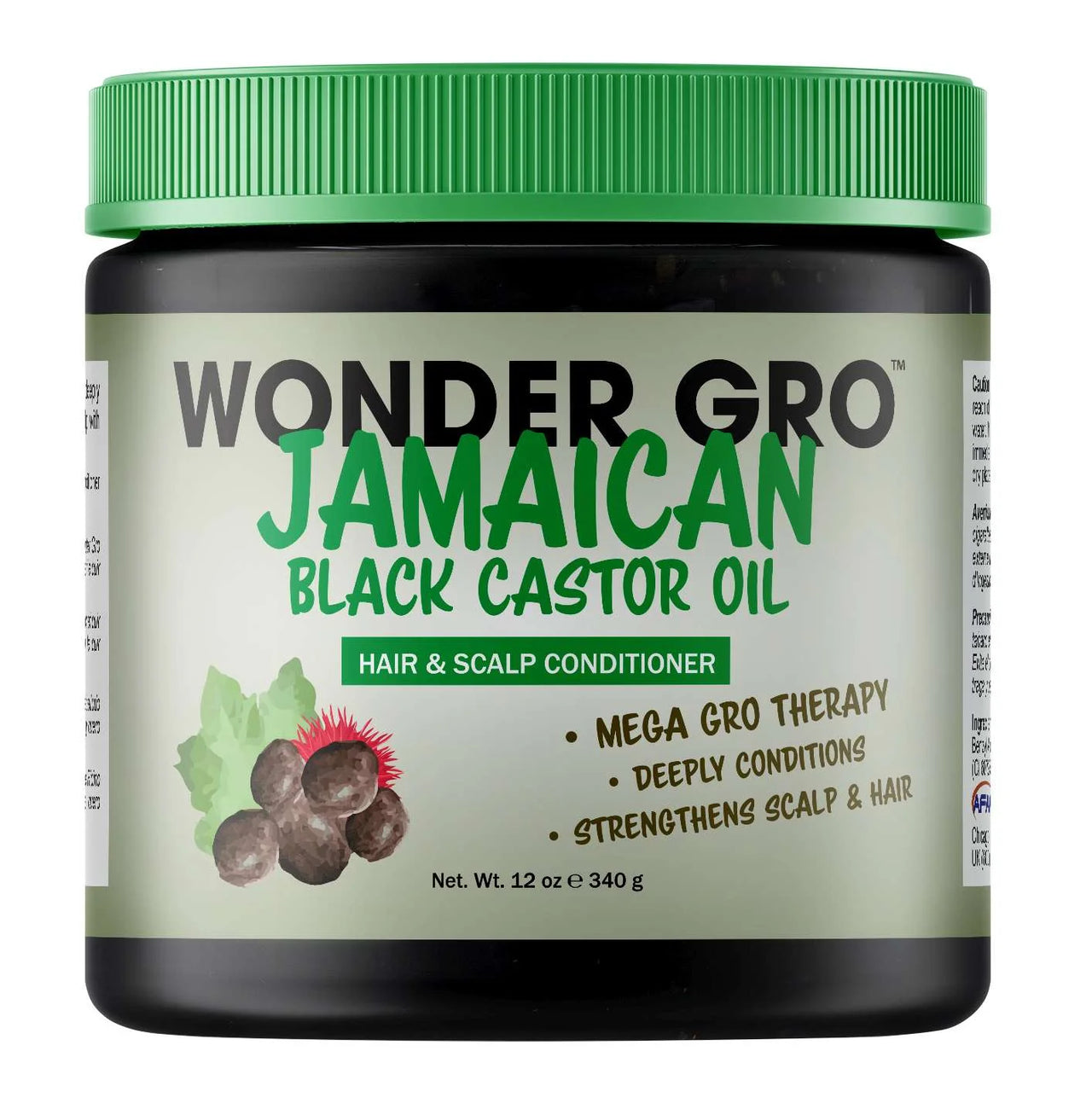 Wonder Gro Jamaican Black Castor Oil Hair & Scalp Conditioner 12 oz - Elevate Styles