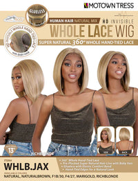 Thumbnail for Motown Tress Glueless 360 Whole Lace HD Hand-Tied Lace Wig WHLB.JAX - Elevate Styles