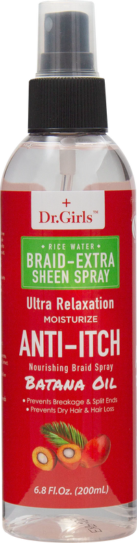 Thumbnail for Dr. Girls Ultra Relaxation Anti-Itch Braid Spray with Batana Oil (6.8oz) - Elevate Styles