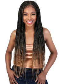 Thumbnail for Motown Tress Hand-Braided Lace Front Wig – WLB.TRIBOX Color NATURAL