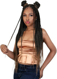 Thumbnail for Motown Tress Hand-Braided Lace Front Wig – WLB.TRIBOX Color NATURAL