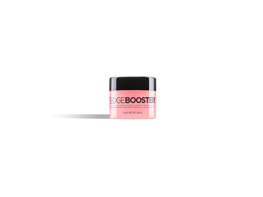 Style Factor Edge Booster Strong Hold Water-Based Pomade (Sweet Peach Scent - Travel Size) 0.85oz
