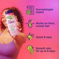 Thumbnail for Nair Body Cream Hair Remover Soothing Aloe & Water Lily Net Wt. 7.9 oz. / 224 g