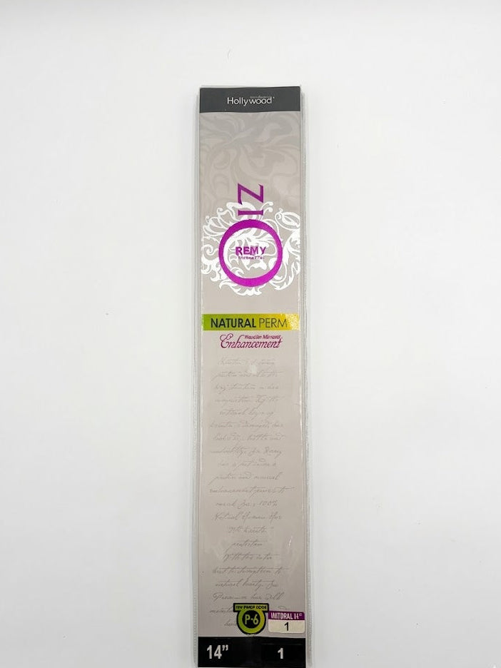 Zio Remy Hollywood 14" 100% Natural Human Hair Extensions – Natural Perm 12"-14" - Elevate Styles