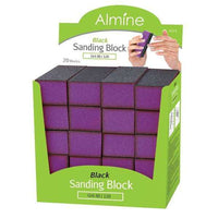 Thumbnail for Almine Black Sanding Block 80 120 Grit  1 Piece