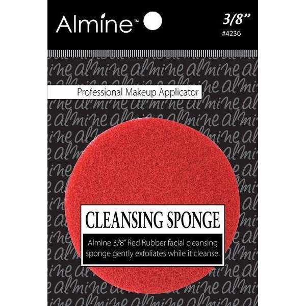 Almine Cleansing Sponge 3/8" Red Rubber #4236