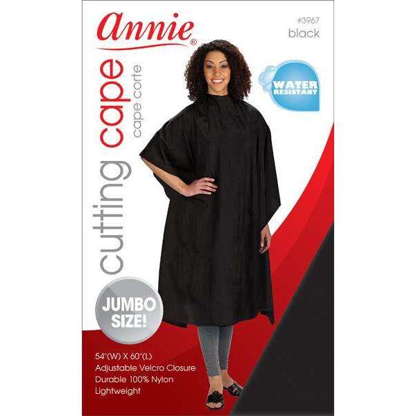 Annie Cutting Cape – Jumbo Size, Black #3967 - Elevate Styles