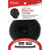 Thumbnail for Annie Black Bun Combo 3 1 2 Inch 3290