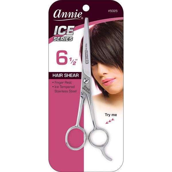 Annie Ice Tempered Stainless Steel Hair Shear 6.5" 5025