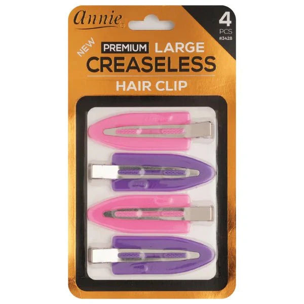 Annie Premium Large Creaseless Hair Clip 4 PCS 342